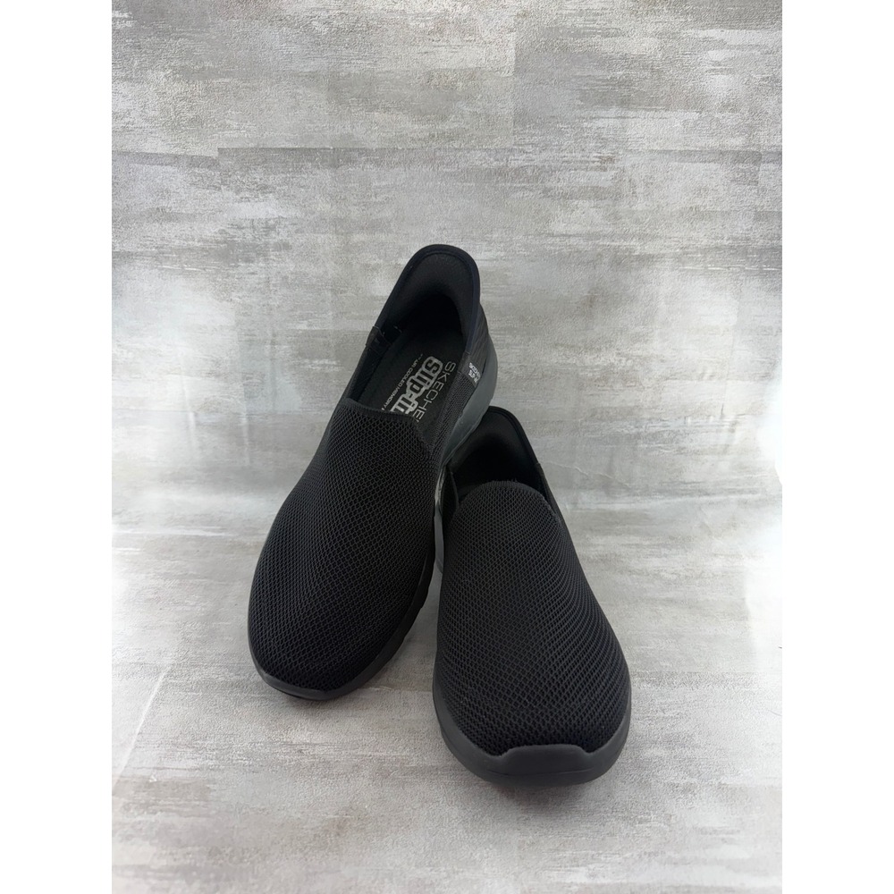 Skechers Slip-ins Ultra Flex 3.0 Smooth Step Black Wide 124641W Women Sz 8